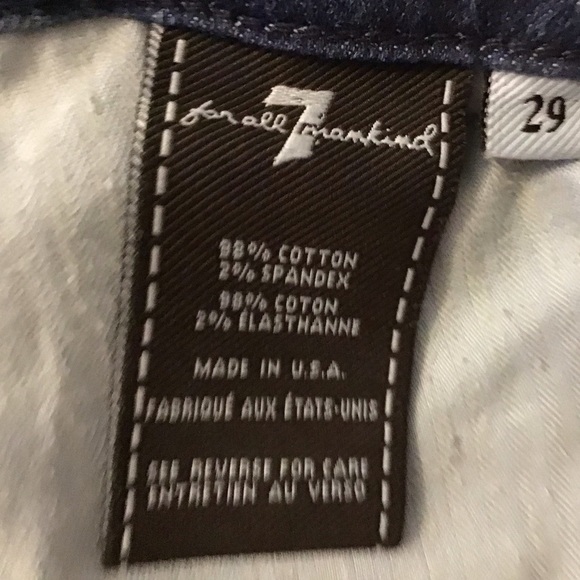 7 For All Mankind A-Pocket boot cut jean, size 29 - Picture 2 of 12